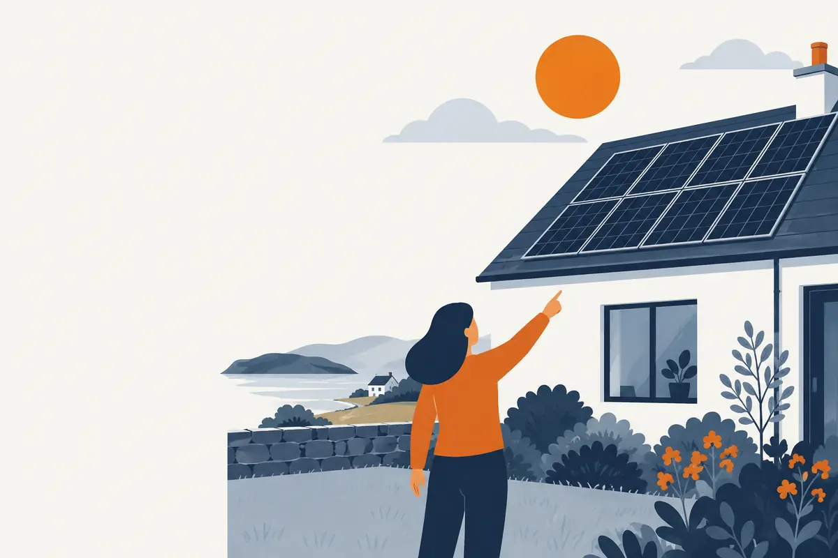 Illustration for the solar panel payback calculator